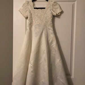 Wedding Dress & Junior Bridesmaid’ dresses.